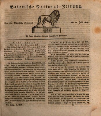 Baierische National-Zeitung Samstag 11. Juli 1818