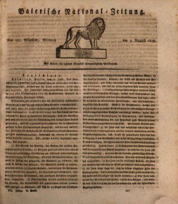 Baierische National-Zeitung Mittwoch 5. August 1818