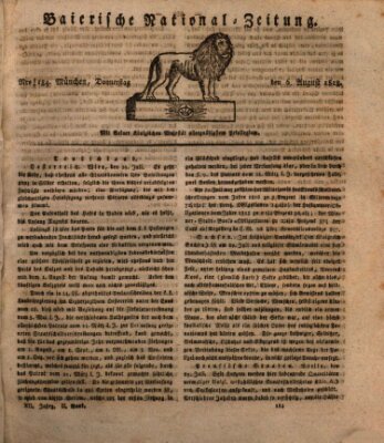 Baierische National-Zeitung Donnerstag 6. August 1818