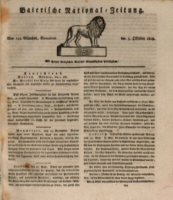 Baierische National-Zeitung Samstag 3. Oktober 1818