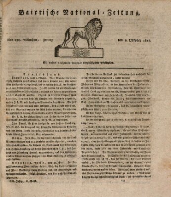 Baierische National-Zeitung Freitag 9. Oktober 1818