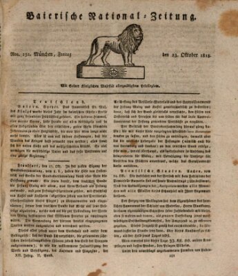 Baierische National-Zeitung Freitag 23. Oktober 1818