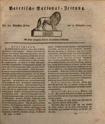 Baierische National-Zeitung Freitag 13. November 1818