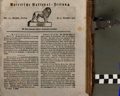 Baierische National-Zeitung Dienstag 22. Dezember 1818