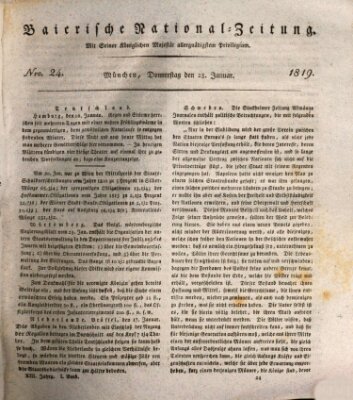 Baierische National-Zeitung Donnerstag 28. Januar 1819