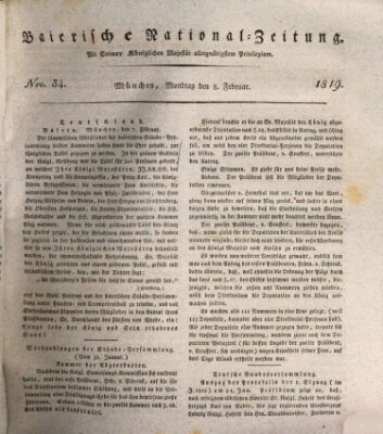 Baierische National-Zeitung Montag 8. Februar 1819