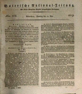 Baierische National-Zeitung Montag 10. Mai 1819