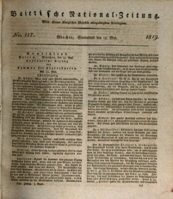 Baierische National-Zeitung Samstag 15. Mai 1819