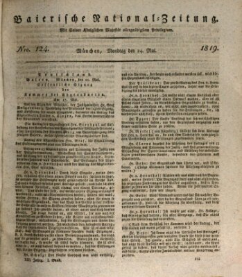 Baierische National-Zeitung Montag 24. Mai 1819