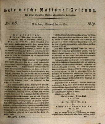 Baierische National-Zeitung Mittwoch 26. Mai 1819