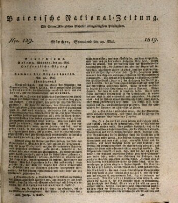 Baierische National-Zeitung Samstag 29. Mai 1819