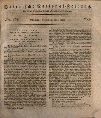 Baierische National-Zeitung Samstag 5. Juni 1819