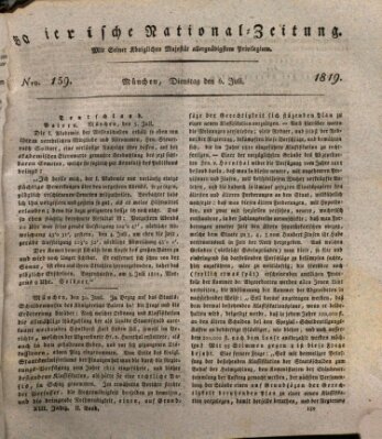 Baierische National-Zeitung Dienstag 6. Juli 1819