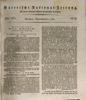 Baierische National-Zeitung Donnerstag 8. Juli 1819