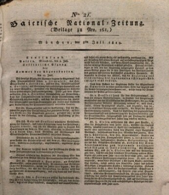 Baierische National-Zeitung Donnerstag 8. Juli 1819