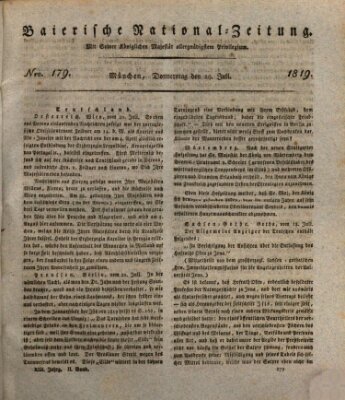 Baierische National-Zeitung Donnerstag 29. Juli 1819