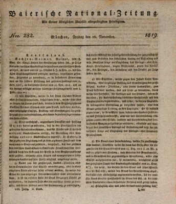 Baierische National-Zeitung Freitag 26. November 1819