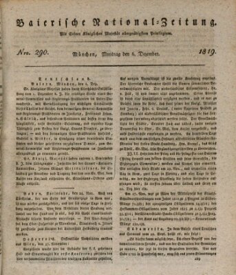 Baierische National-Zeitung Montag 6. Dezember 1819