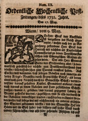 Ordentliche wochentliche Post-Zeitungen Samstag 17. Mai 1732