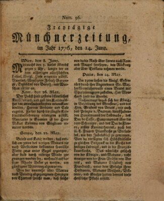 Münchner Zeitung (Süddeutsche Presse) Freitag 14. Juni 1776