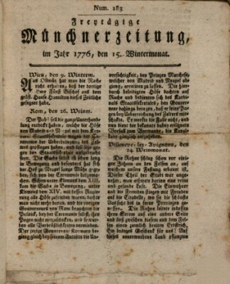 Münchner Zeitung (Süddeutsche Presse) Freitag 15. November 1776