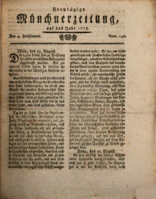 Münchner Zeitung (Süddeutsche Presse) Freitag 4. September 1778