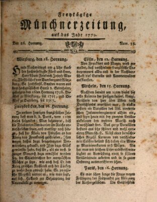 Münchner Zeitung (Süddeutsche Presse) Freitag 26. Februar 1779