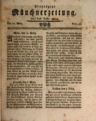 Münchner Zeitung (Süddeutsche Presse) Freitag 19. März 1779