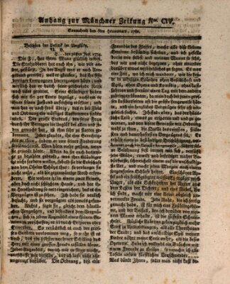 Münchner staats-, gelehrte, und vermischte Nachrichten (Süddeutsche Presse) Samstag 6. Juli 1782