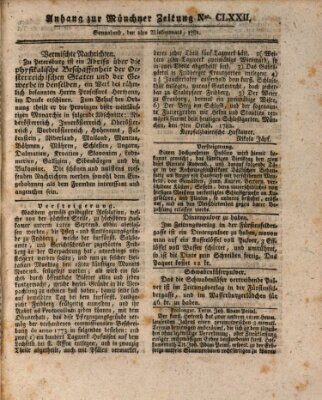 Münchner staats-, gelehrte, und vermischte Nachrichten (Süddeutsche Presse) Samstag 2. November 1782