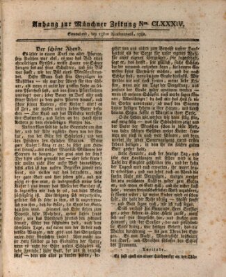 Münchner staats-, gelehrte, und vermischte Nachrichten (Süddeutsche Presse) Samstag 23. November 1782