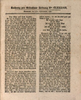 Münchner staats-, gelehrte, und vermischte Nachrichten (Süddeutsche Presse) Samstag 30. November 1782