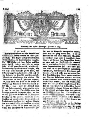 Münchner Zeitung (Süddeutsche Presse) Montag 24. Februar 1783