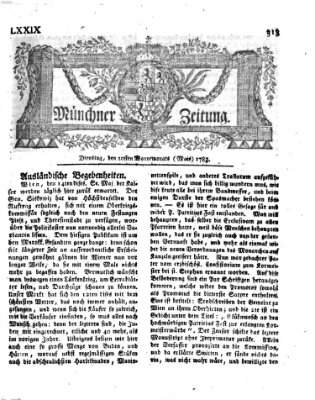 Münchner Zeitung (Süddeutsche Presse) Dienstag 20. Mai 1783