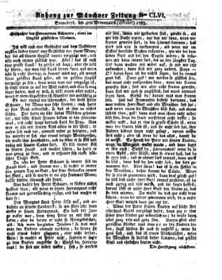 Münchner Zeitung (Süddeutsche Presse) Samstag 4. Oktober 1783