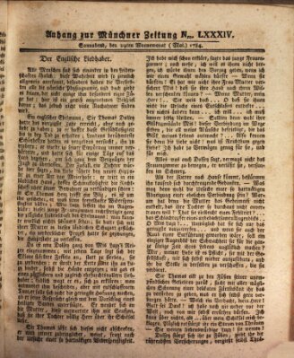 Münchner Zeitung (Süddeutsche Presse) Samstag 29. Mai 1784