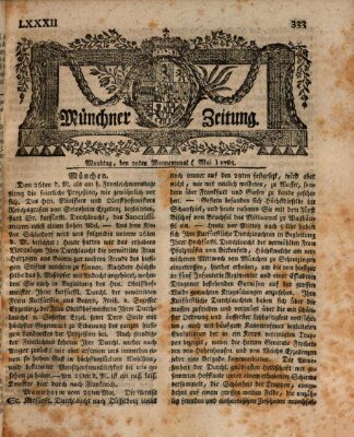 Münchner Zeitung (Süddeutsche Presse) Montag 30. Mai 1785