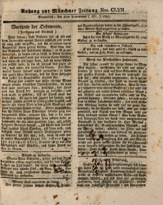 Münchner Zeitung (Süddeutsche Presse) Samstag 8. Oktober 1785