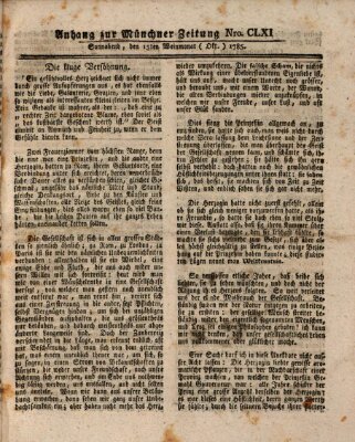 Münchner Zeitung (Süddeutsche Presse) Samstag 15. Oktober 1785