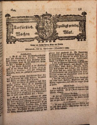 Kurfürstlich gnädigst privilegirte Münchner-Zeitung (Süddeutsche Presse) Mittwoch 24. Dezember 1788