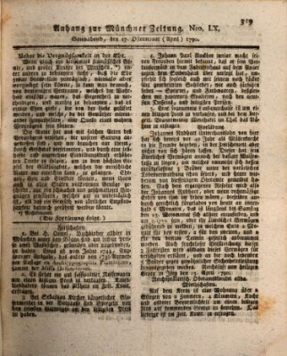 Kurfürstlich gnädigst privilegirte Münchner-Zeitung (Süddeutsche Presse) Samstag 17. April 1790