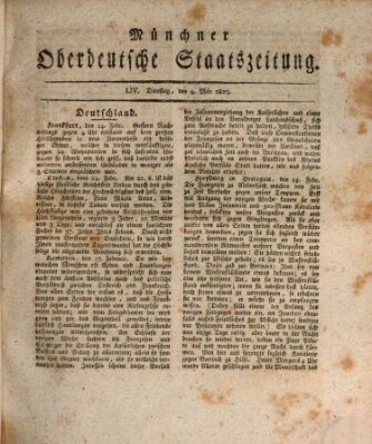 Münchner oberdeutsche Staatszeitung (Süddeutsche Presse) Dienstag 4. März 1800