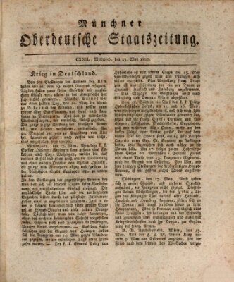 Münchner oberdeutsche Staatszeitung (Süddeutsche Presse) Freitag 23. Mai 1800