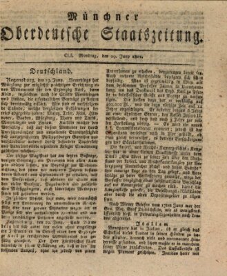 Münchner oberdeutsche Staatszeitung (Süddeutsche Presse) Montag 29. Juni 1801