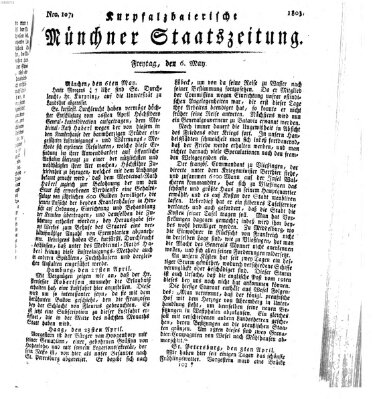 Kurpfalzbaierische Münchner Staats-Zeitung (Süddeutsche Presse) Freitag 6. Mai 1803