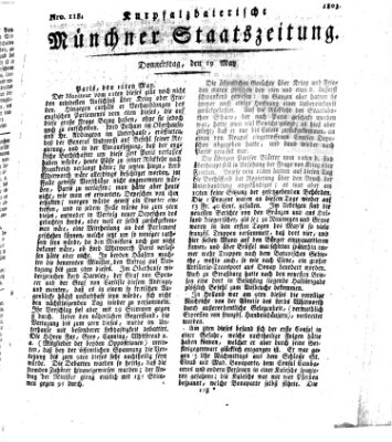 Kurpfalzbaierische Münchner Staats-Zeitung (Süddeutsche Presse) Donnerstag 19. Mai 1803