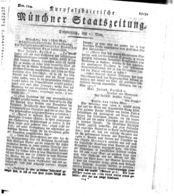 Kurpfalzbaierische Münchner Staats-Zeitung (Süddeutsche Presse) Donnerstag 26. Mai 1803