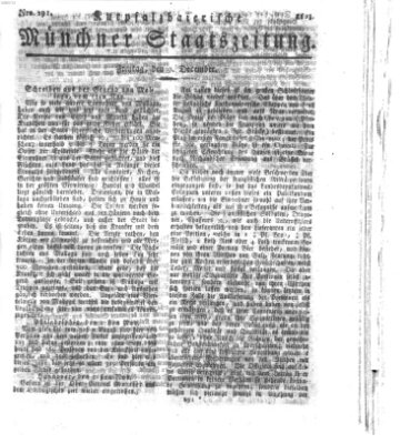 Kurpfalzbaierische Münchner Staats-Zeitung (Süddeutsche Presse) Freitag 9. Dezember 1803