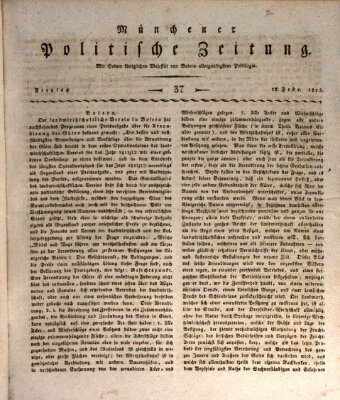 Münchener politische Zeitung (Süddeutsche Presse) Freitag 12. Februar 1813