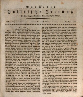 Münchener politische Zeitung (Süddeutsche Presse) Dienstag 11. Mai 1813